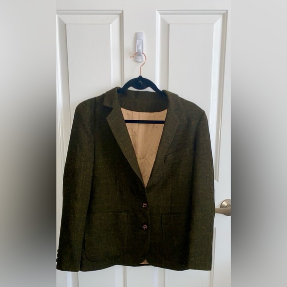 Vintage Oscar de la Renta blazer - Olive green - Picture 1 of 7